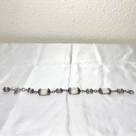 Brighton silver and mother of pearl bracelet - Picture 3 of 3